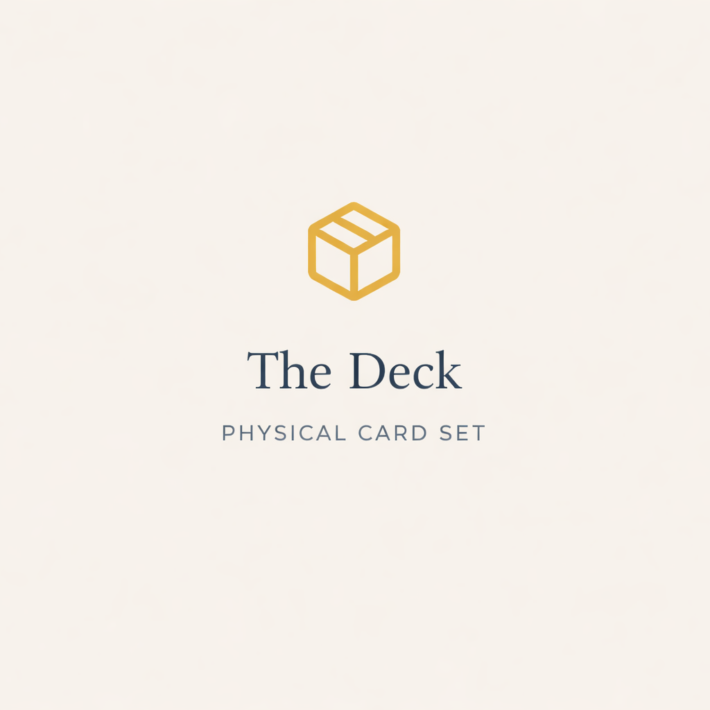 Teen AI Pathfinder 50-Card AI Conversation Deck featuring colorful illustrated cards for engaging AI-based conversations.